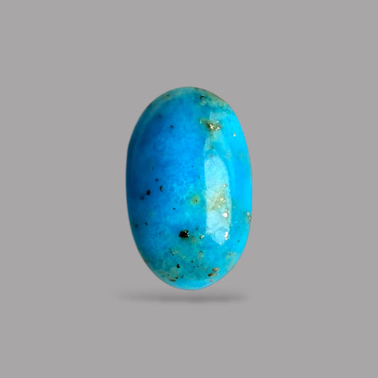 Original irani Feroza Stone 1.72 Carats 11 x 6.8 x 3.2 mm in Oval