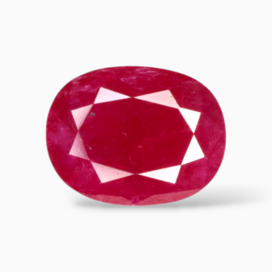 Oval Cut Shape Ruby Gemstone 2.23 Carats 10.1x7.8mm Size