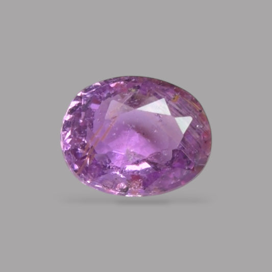 Oval Shape in Natural Pink Sapphire Gemstone 0.58 Carats & 5.5 x 4.4 mm Size