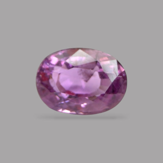 Oval Shape in Natural Pink Sapphire Gemstone 0.64 Carats & 5.9 x 4.3 mm Size