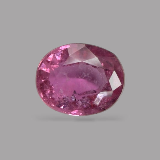 Oval Shape in Natural Pink Sapphire Gemstone 0.70 Carats & 6 x 4.8 mm Size