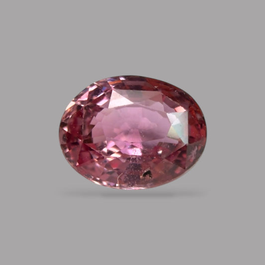 Oval Shape in Natural Pink Sapphire Gemstone 0.73 Carats & 5.9 x 4.7 mm Size