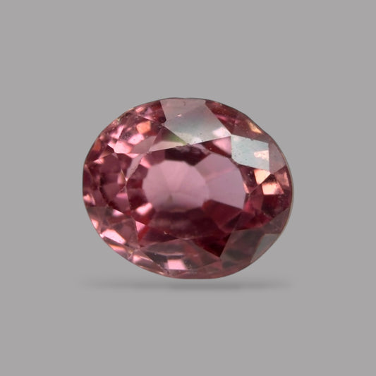 Oval Shape in Natural Pink Sapphire Gemstone 0.74 Carats & 5.5 x 4.7 mm Size