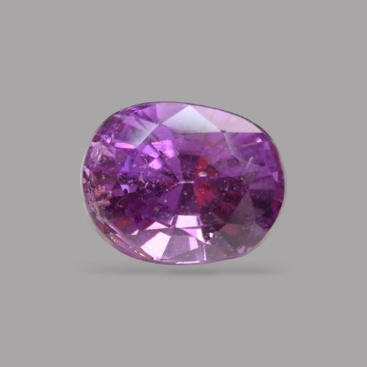Oval Shape in Natural Pink Sapphire Gemstone 0.81 Carats & 5.5 x 4.3 mm Size