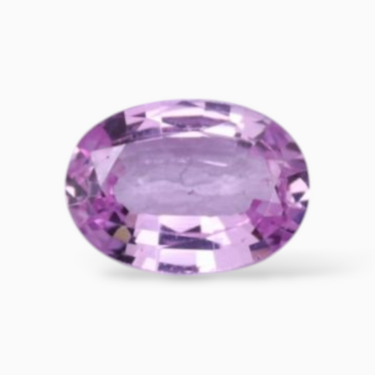 Oval Shape in Natural Pink Sapphire Gemstone 0.81 Carats & 7x5mm Size