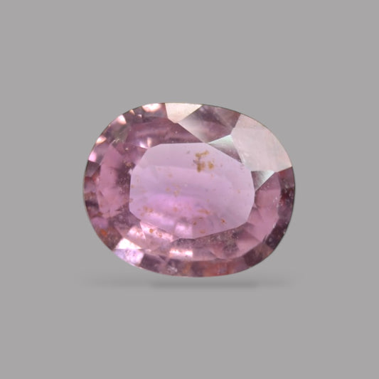Oval Shape in Natural Pink Sapphire Gemstone 0.86 Carats & 6.6 x 5.4 mm Size