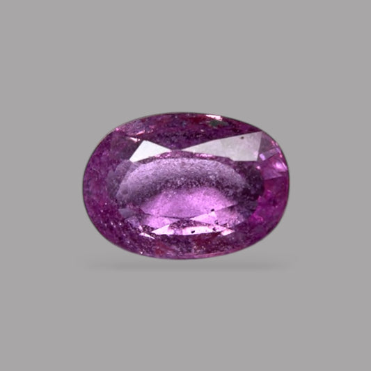 Oval Shape in Natural Pink Sapphire Gemstone 0.99 Carats & 6.7 x 4.7 mm Size