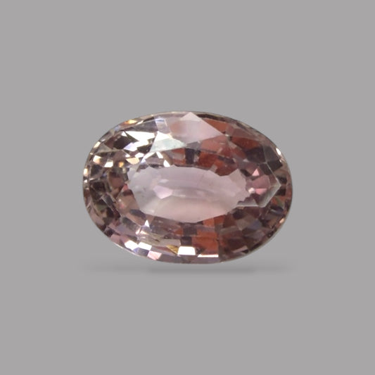 Oval Shape in Natural Pink Sapphire Gemstone 1.33 Carats & 7.6 x 5.6 mm Size