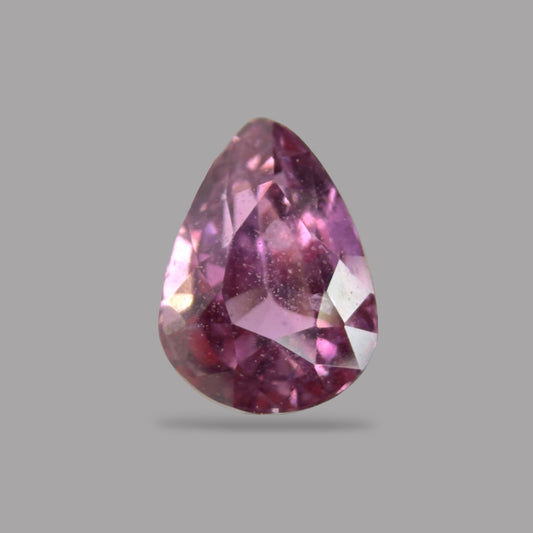 Pear Shape in Pink Sapphire Gemstone 0.72 Carats & 6.1 x 4.4 mm Size
