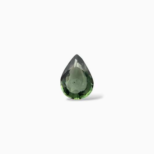 Natural Green Sapphire Stone Pear 0.98 Pear Cut 8.2x6.2 mm