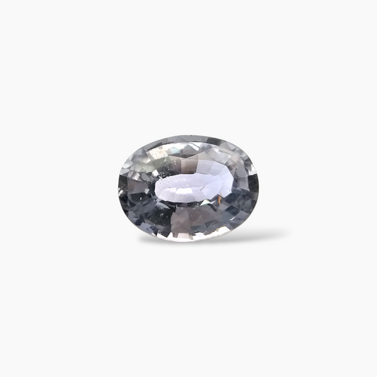 buy Natural Grey Sapphire Stone 1.56 Carats Oval Cut 8.5 x 6 mm