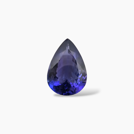 online Natural Blue Tanzanite Stone 7.2 Carats Pear Cut (17 x 11 mm)