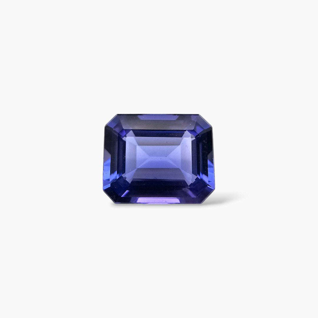 Natural Blue Tanzanite Stone Carats Emerald Cut (10 x mm