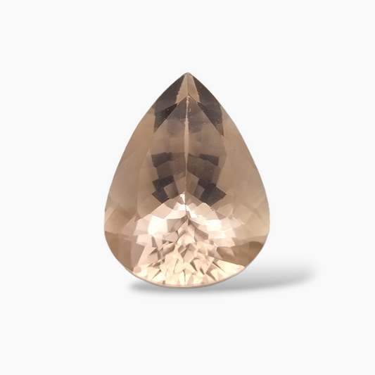 buy Natural Peach Morganite Stone 5.11 Carats Pear Cut (15 x 9.8 mm)