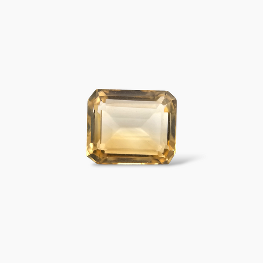 buy Natural Citrine Stone 6.40 Carats Emerald Cut (12x10 mm)
