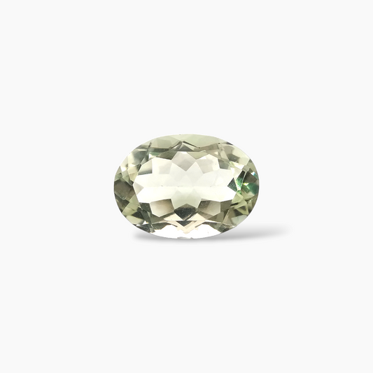 buy Natural Green Amethyst Stone 6.39 Carats Oval ( 15x10 mm)