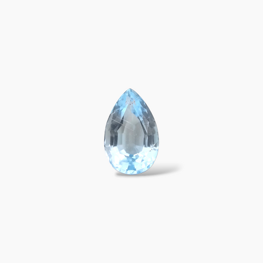 buy Natural Sky Blue Topaz Stone 3.41 Carats Pear Shape ( 11x7 mm )