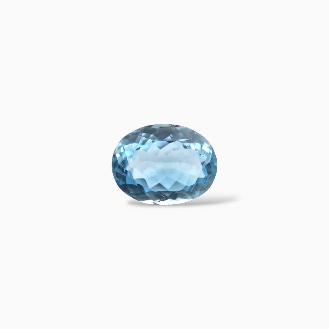 Natural Sky Blue Topaz Stone Carats Oval Shape mm