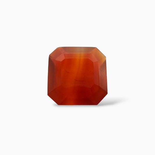 buy Natural Agate Aqeeq Stone 4.02 Carats Asscher Cut Shape ( 10 mm )