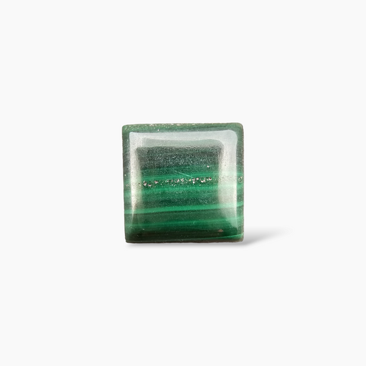 buy Natural Malachite Stone 6.76 Carats Cabochon Shape ( 10 mm )