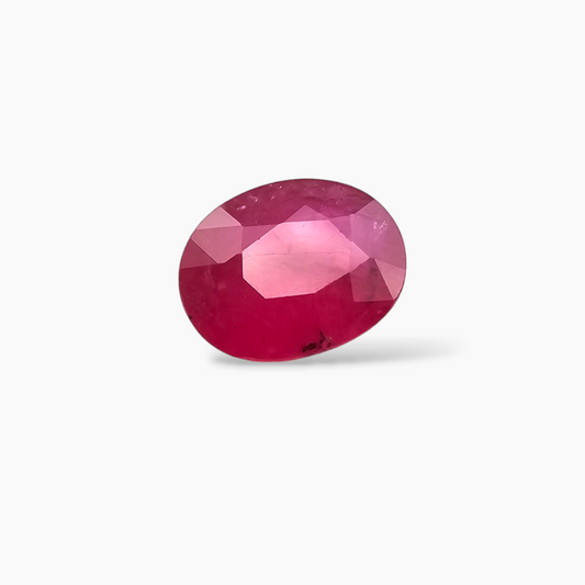 Mozambique Gemstone of Natural Ruby in Pink 3.82 Carats Oval Shape
