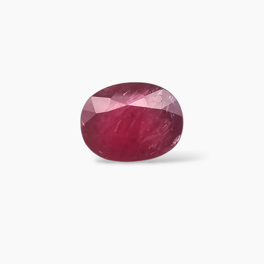 Mozambique Gemstone of Natural Ruby in Pink 4.12  Carats Oval Shape