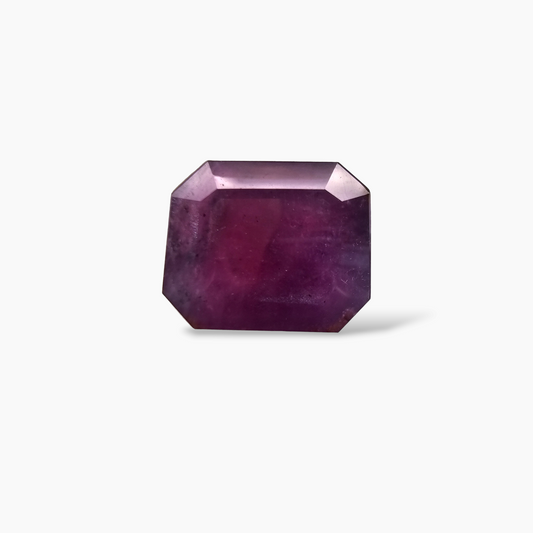 Mozambique Gemstone of Natural Ruby in Pink 37.88 Carats Emerald Cut