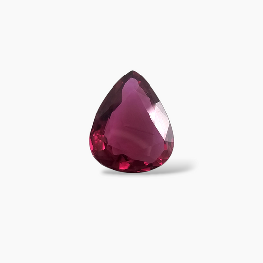 Mozambique Gemstone of Natural Ruby in Pink 0.97 Carats Pear Shape