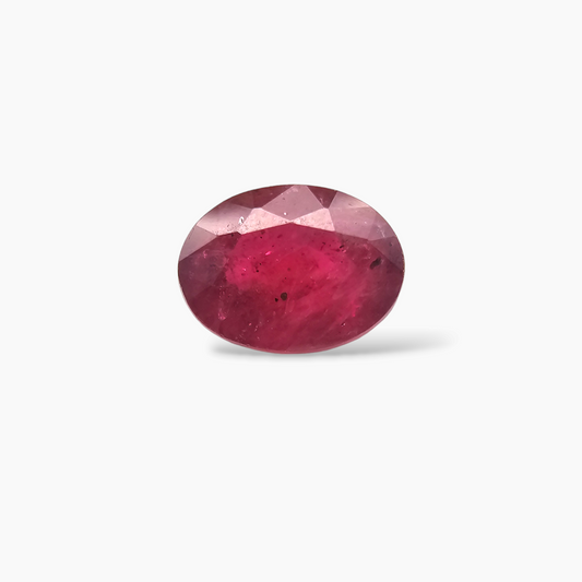Mozambique Gemstone of Natural Ruby in Pink 1.4  Carats Oval Shape