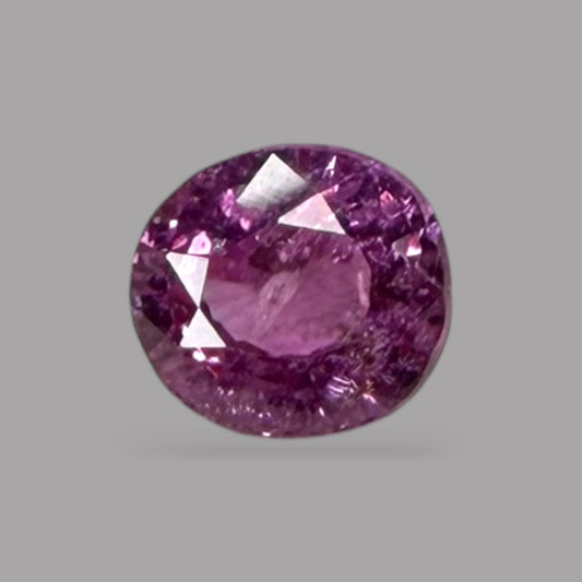 Oval Shape in Natural Pink Sapphire Gemstone 1.05 Carats & 5.7 x 5.2 mm Size