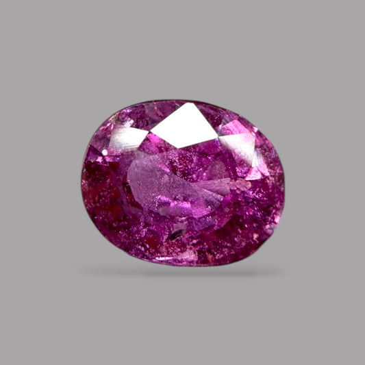 Oval Shape in Natural Pink Sapphire Gemstone 0.70 Carats & 5.7 x 4.5 mm Size