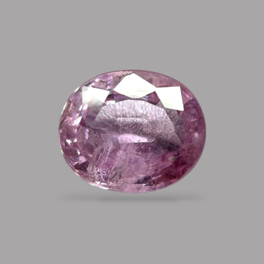 Oval Shape in Natural Pink Sapphire Gemstone 0.42 Carats & 4.7 x 3.9 mm Size
