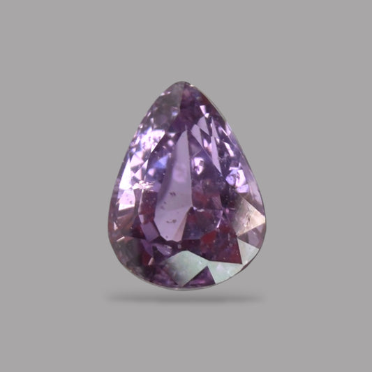 Pear Shape in Purple Sapphire Gemstone 1.03 Carats & 6.8 x 5 mm Size