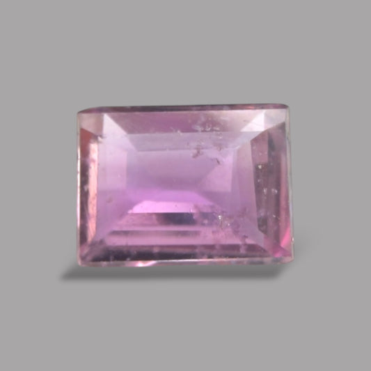 Emerald Cut Shape in Pink Sapphire Gemstone 0.64 Carats & 5.8 x 4.5 mm Size
