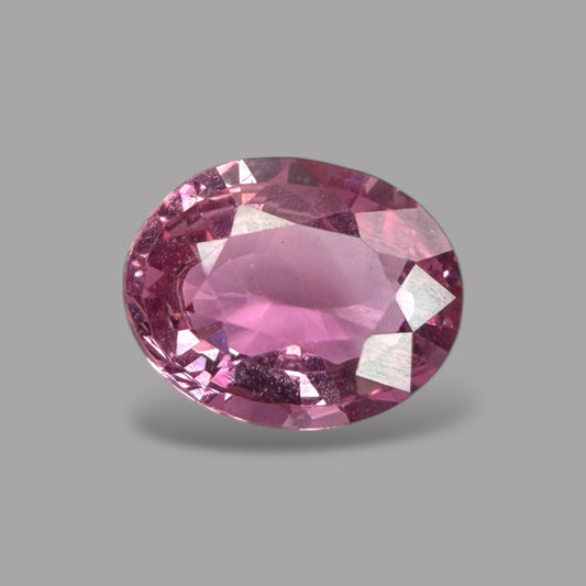 Oval Shape in Pink Sapphire Gemstone 1.07 Carats & 7.2 x 5.7 mm Size