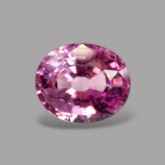 Oval Shape in Pink Sapphire Gemstone 0.97 Carats & 6.1 x 5.1 x 3.7 mm Size