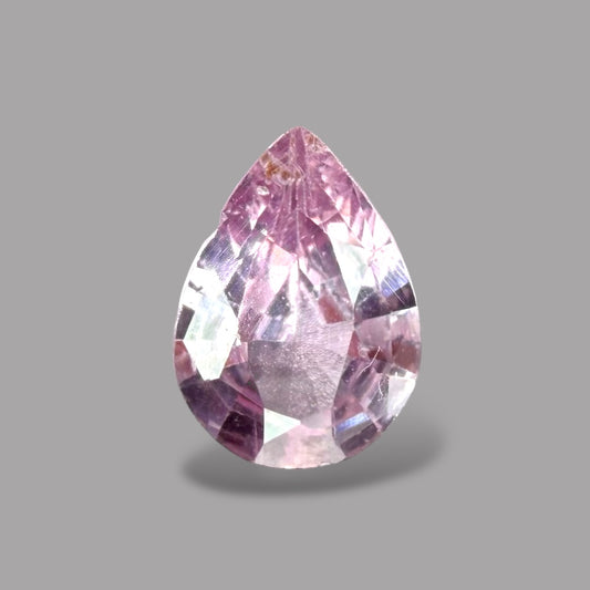 Pear Shape in Pink Sapphire Gemstone 0.71 Carats & 6.9 x 5 mm Size
