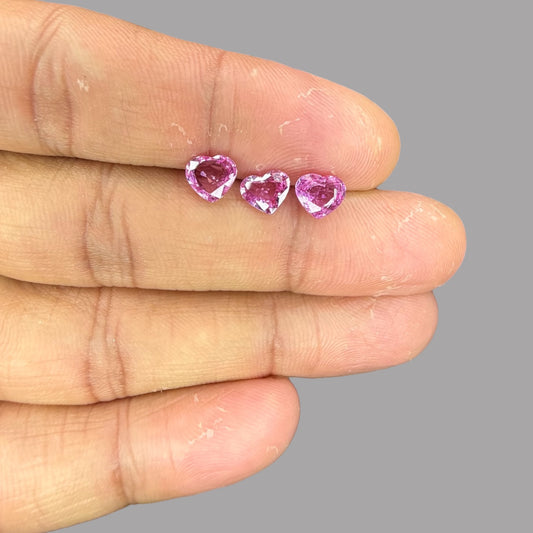 Natural Pink Sapphire Stone From Mix Size Price Per Carats (Total 64.27 Carats)