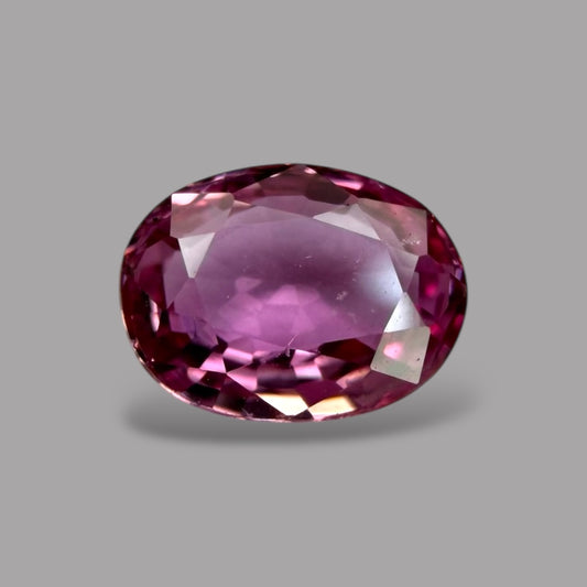 Oval Shape in Pink Sapphire Gemstone 1.13 Carats & 7 x 5.3 mm Size