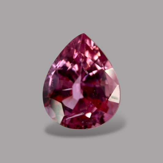 Pear Shape in Pink Sapphire Gemstone 1.03 Carats & 6.9 x 5.6 mm Size