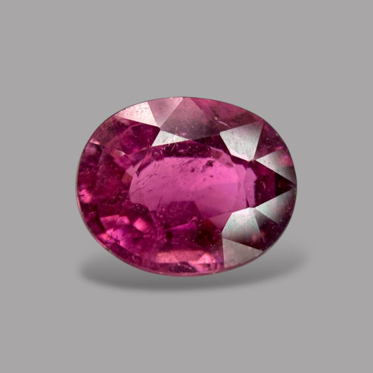 Natural Rubellite Tourmaline - Oval 1.09 Carats Gemstone