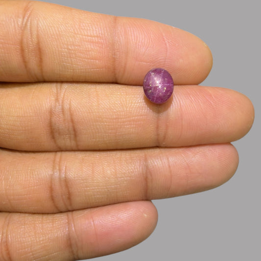 4.31 Carat Rare Pink Star Ruby from n\a - Unheated & Natural