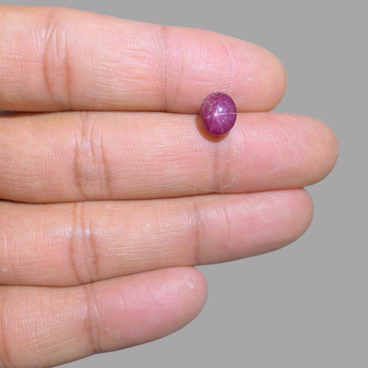 3.20 Carat Rare Pink Star Ruby from n\a - Unheated & Natural