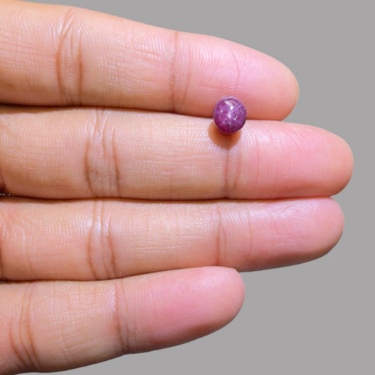 3.01 Carat Rare Pink Star Ruby from n\a - Unheated & Natural