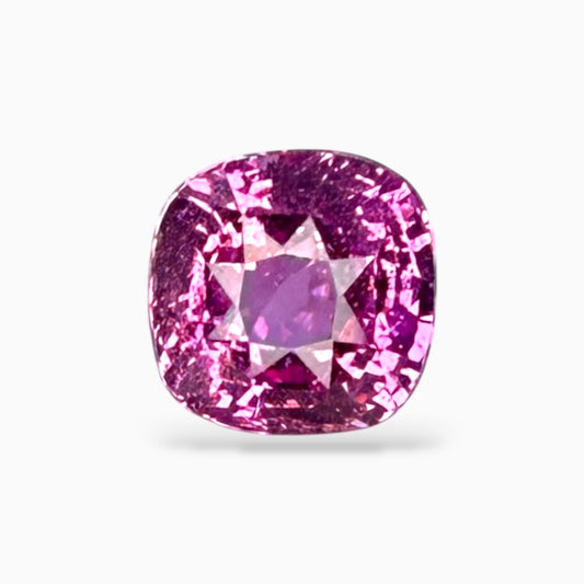 Pink Sapphire Cushion Cut 2.51 Carats 7.10x6.99x5.49 mm From Srilanka