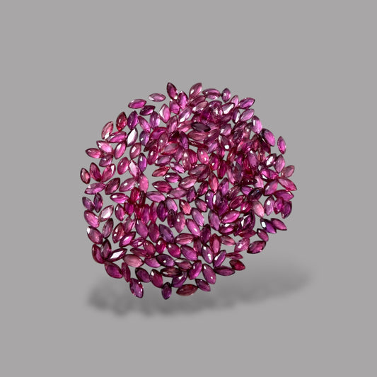 Pink Sapphire Natural Stone Marquise Cut Carats 4 x 2 mm in (Total 17.59 Carats)