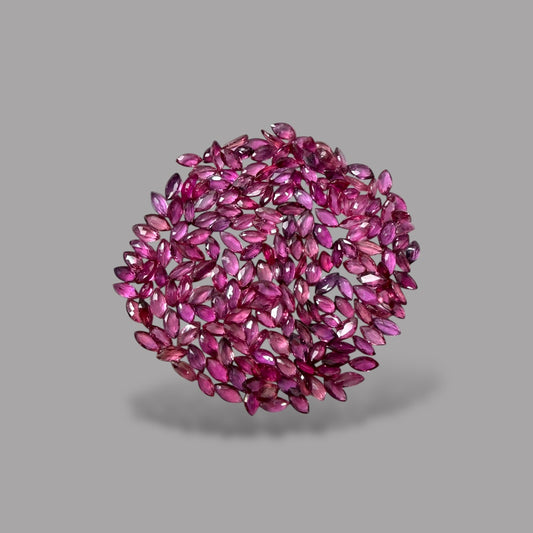 Pink Sapphire Natural Stone Marquise Cut Carats 4 x 2 mm in (Total 19.21 Carats)