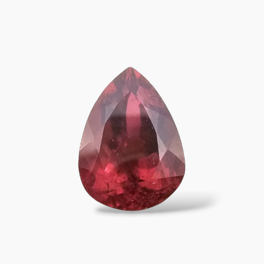 Pink Tourmaline Pear Cut in 3.55 Carats with 11 by 8 MM Size for Sale