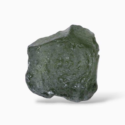 Moldavite Gemstone Crystal For Sale 2.86 Carats Rough Shape