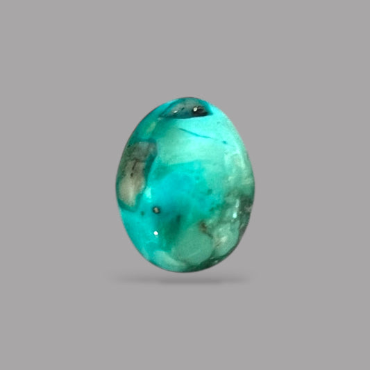 Raw Turquoise 4.40 Carats 12.3 x 9.8 x 5 mm in Oval
